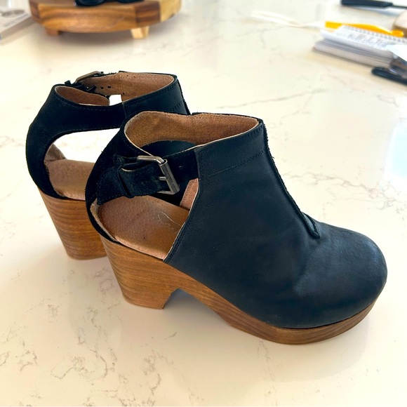 Free People AMBER ORCHARD Clog Black Leather + Suede - Picture 6 of 13